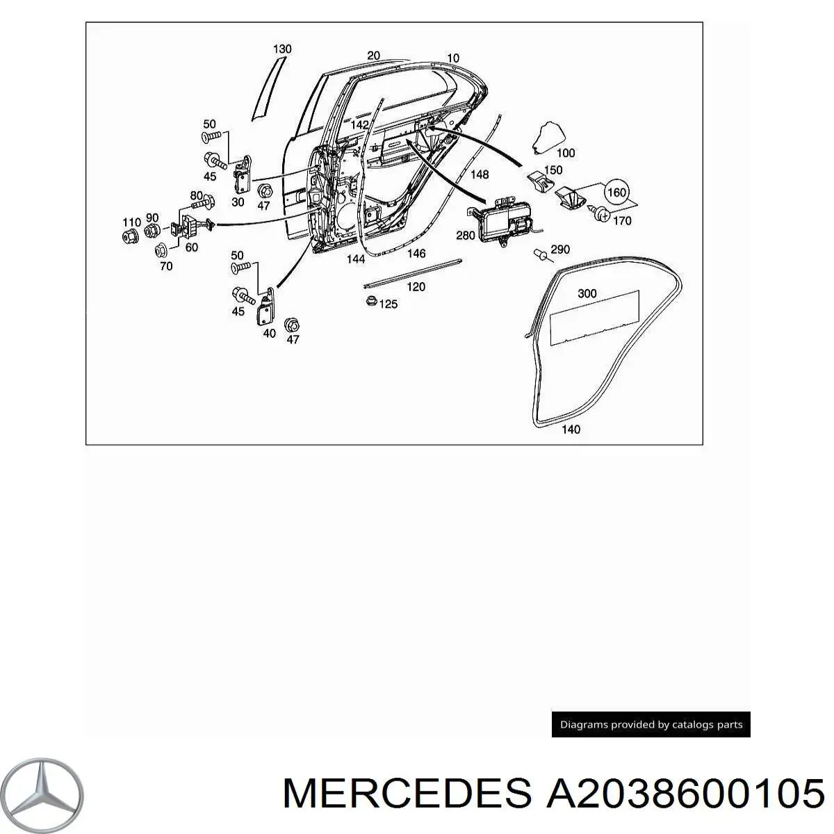 Airbag lateral del pasajero Mercedes A2038600105 precio, desde 39,20 EUR