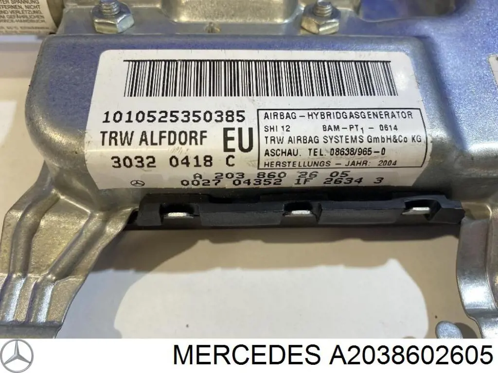 Comprar A2038602605 Mercedes Airbag de puerta delantera derecha