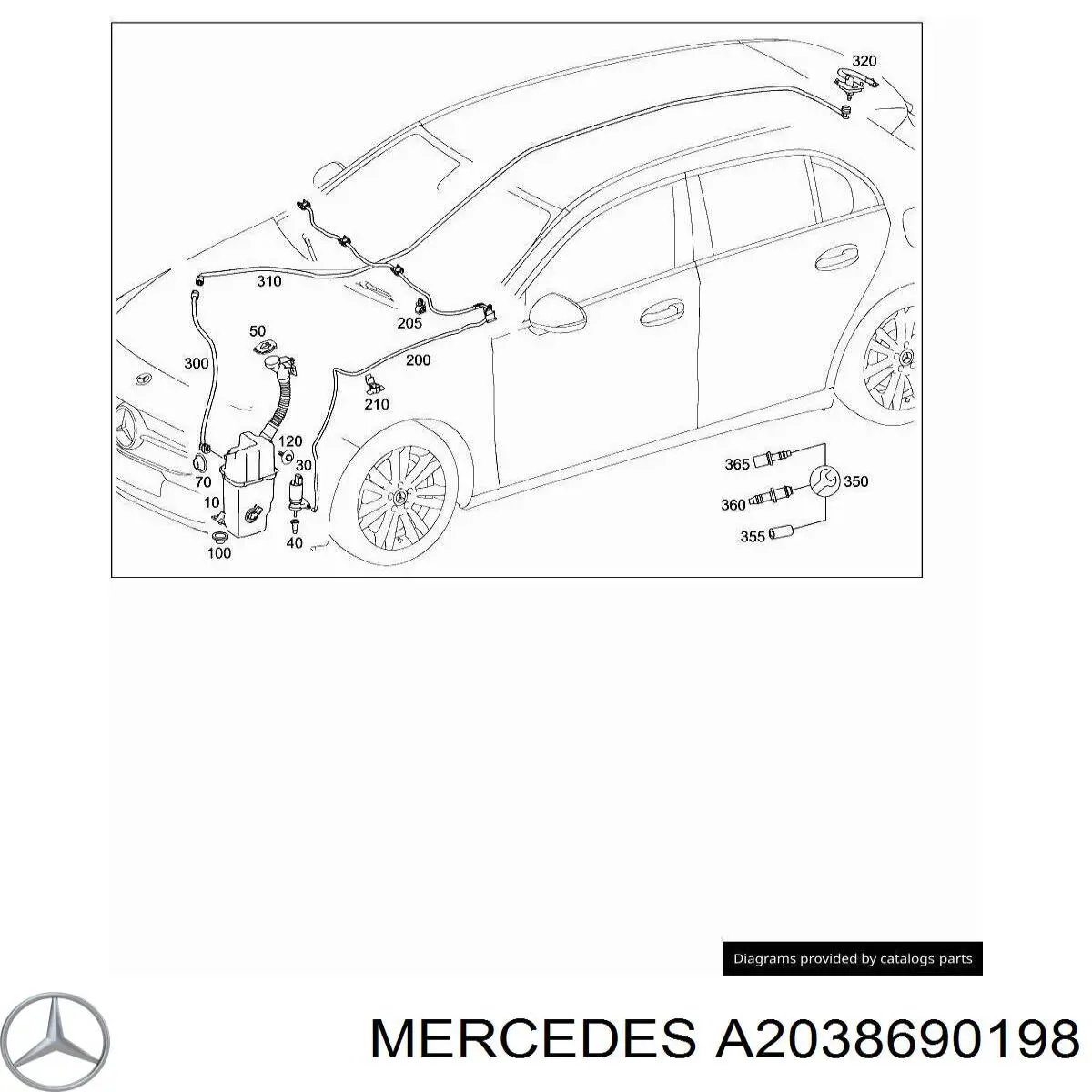  Mercedes A2038690198 precio, desde 5,99 EUR