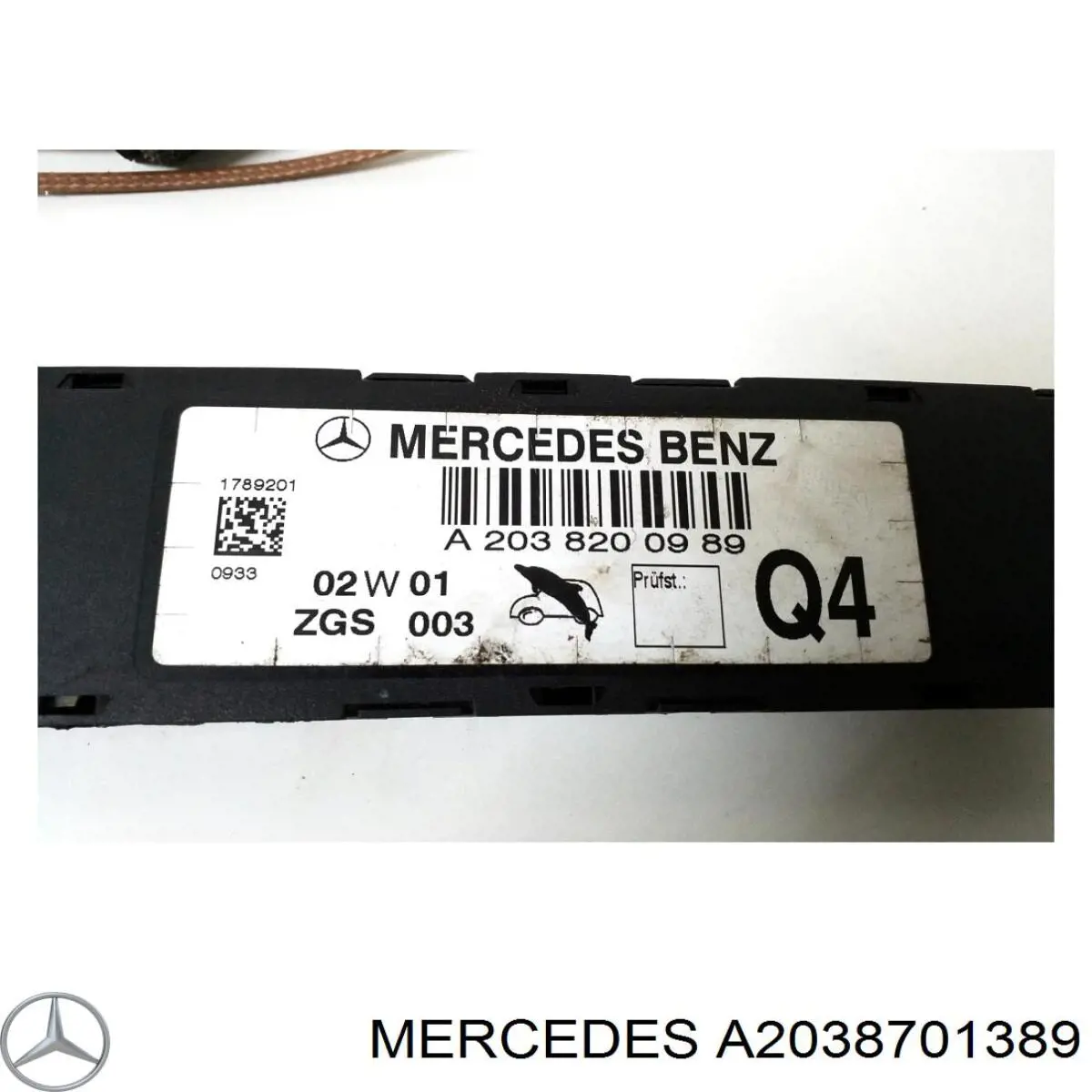 A2038200989 Mercedes 