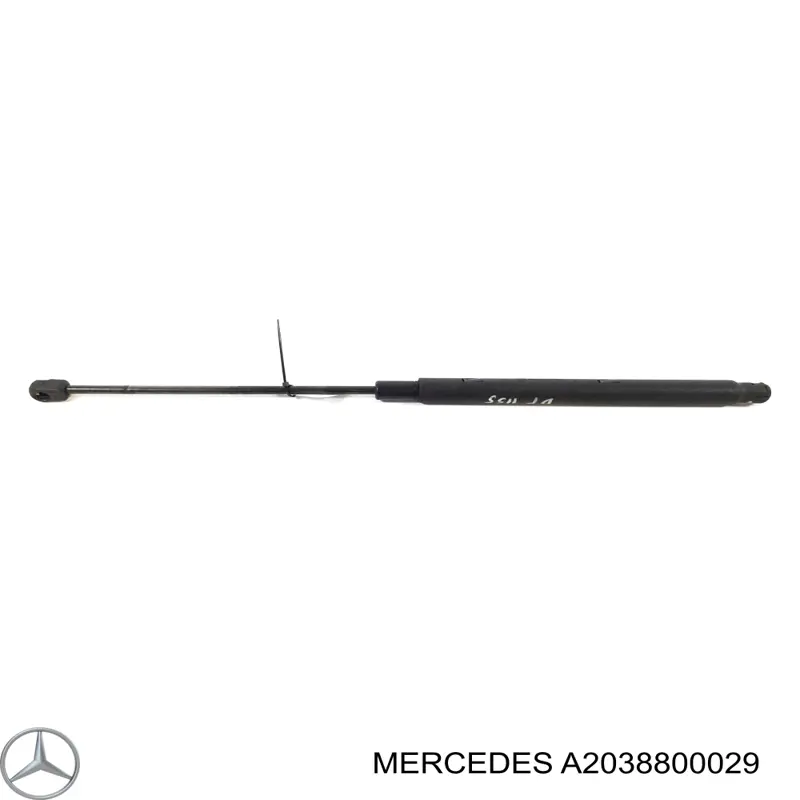 Amortiguador de capó derecho A2038800029 Mercedes