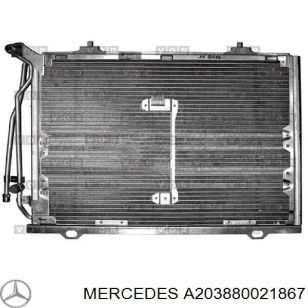 A203880021867 Mercedes guardabarros delantero derecho