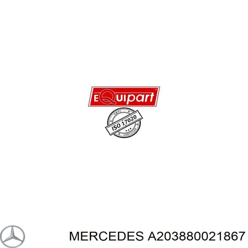 Guardabarros delanteros derecho Mercedes A203880021867 precio, desde 96,75 EUR