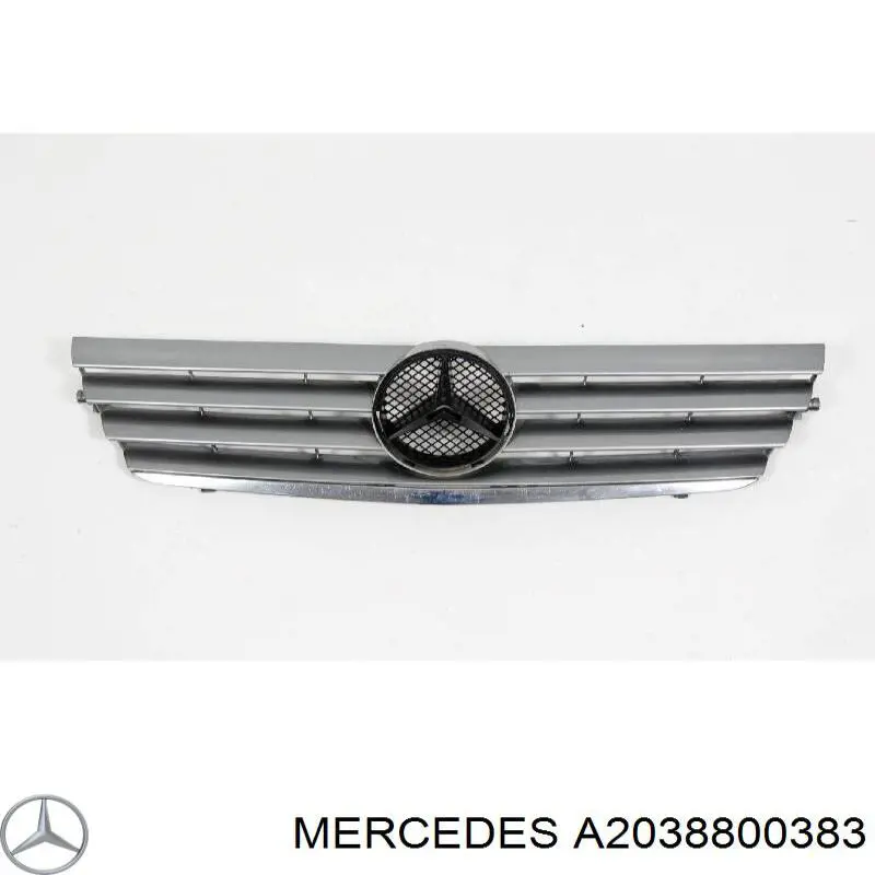 Rejilla delantera Mercedes A2038800383 precio, desde 97,28 EUR