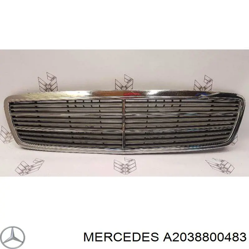Comprar A2038800483 Mercedes Rejilla frontal