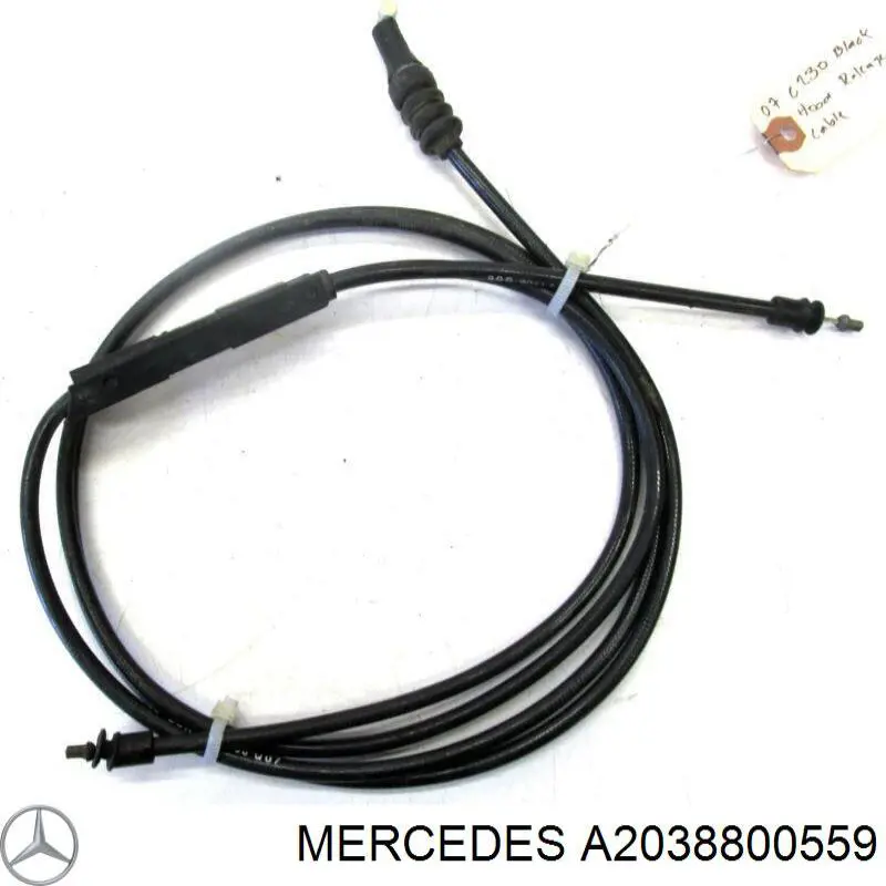 Tirador del cable del capó trasero para Mercedes C (S203)