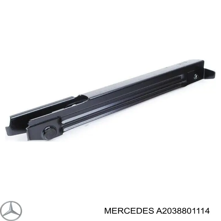 A2038801114 Mercedes soporte de parachoques delantero izquierdo