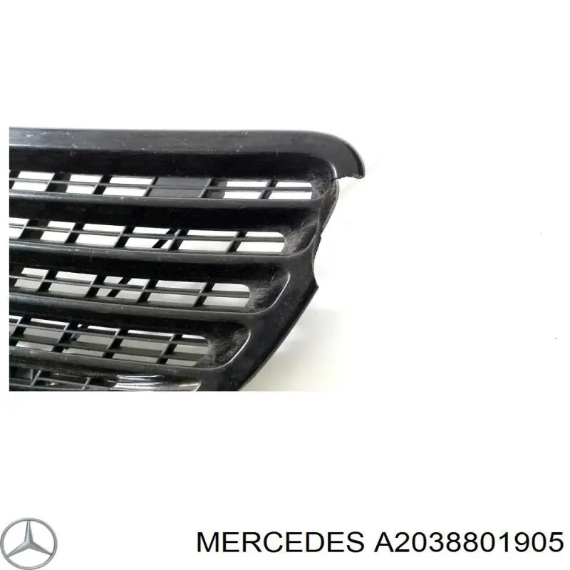 Rejilla del capó A20388019059197 Mercedes