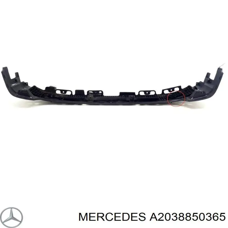 Soporte de parachoques trasero Mercedes A2038850365 precio, desde 172,27 EUR