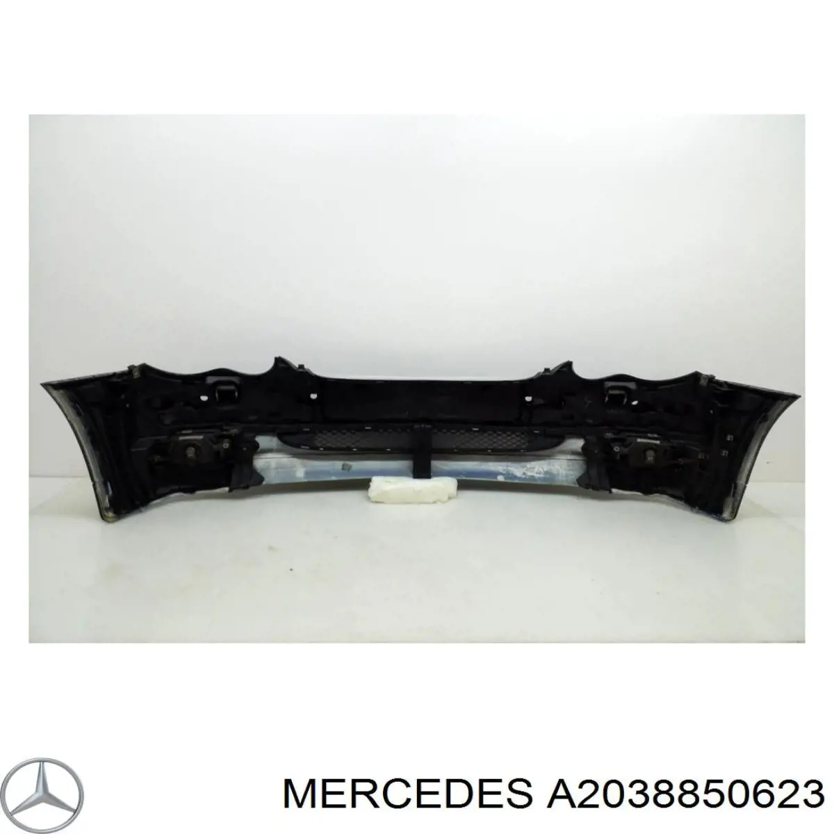 Rejilla de ventilación, parachoques trasero, derecha para Mercedes C (W203)