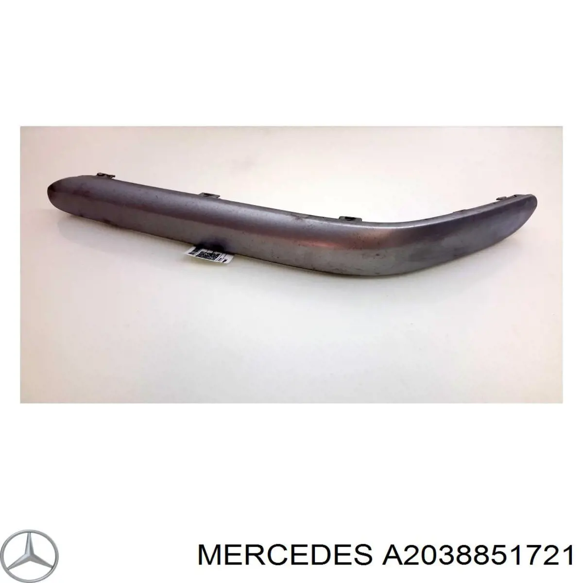Comprar A2038851721 Mercedes Moldura de parachoques delantera izquierda