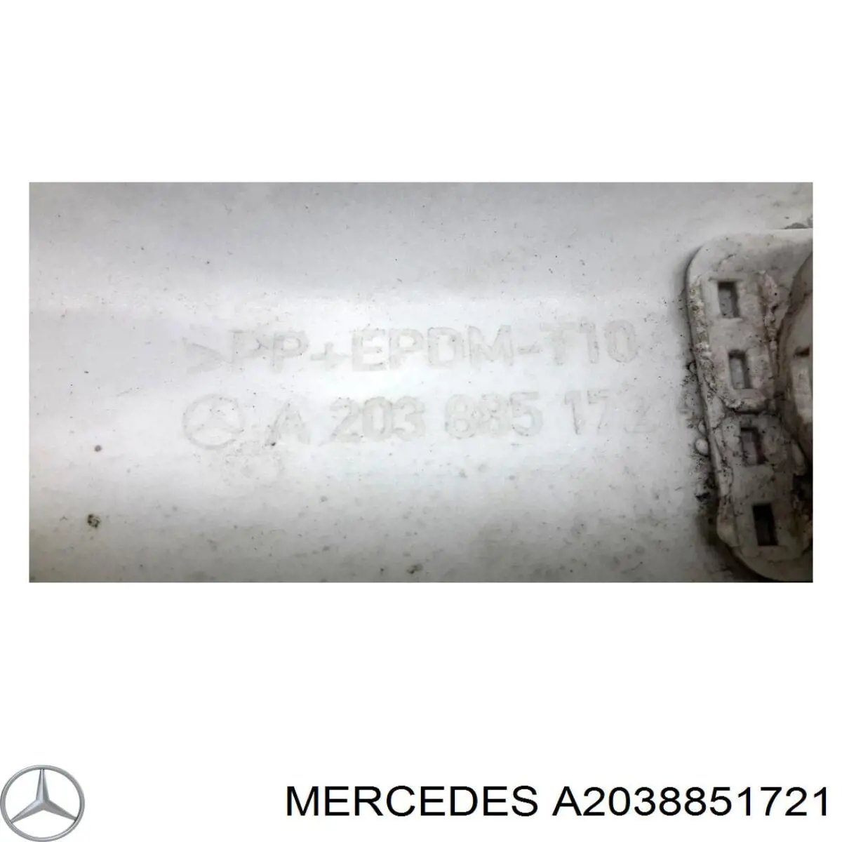 Comprar A20388517219197 Mercedes Moldura de parachoques delantera izquierda