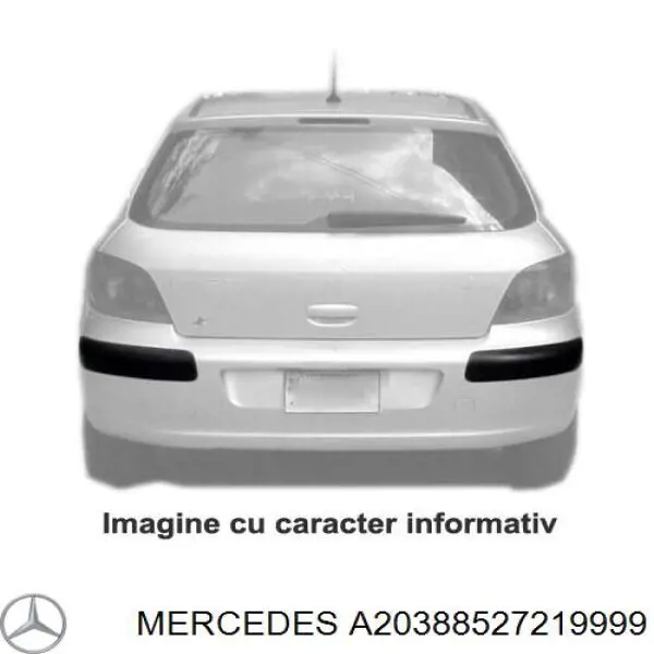 Moldura izquierda del parachoques trasero Mercedes A20388527219197 precio, desde 39,57 EUR