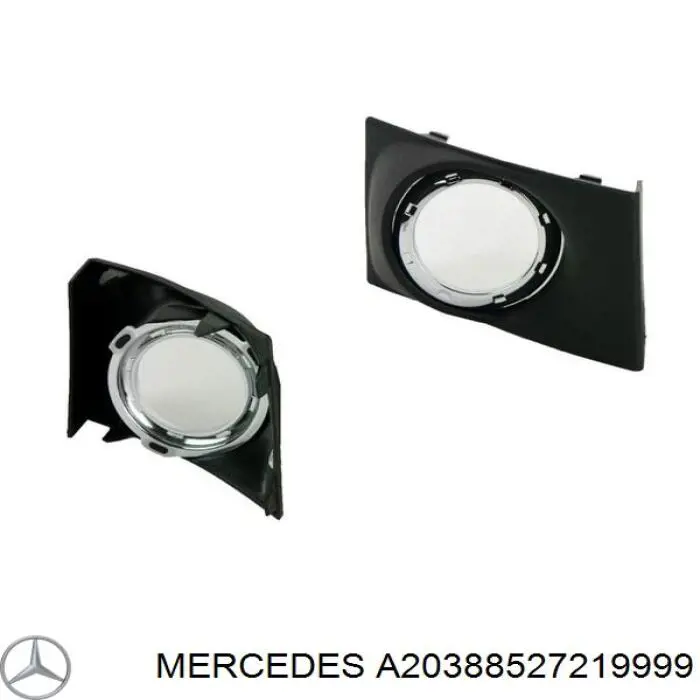 Comprar A20388527219197 Mercedes Protector parachoques trasero izquierdo