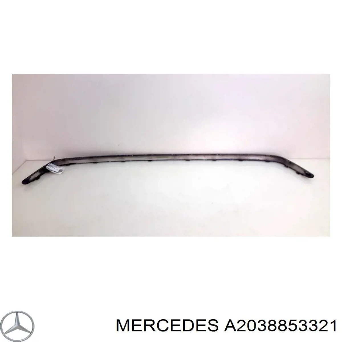 Alerón del parachoques trasero Mercedes A20388533219197 precio, desde 457,50 EUR