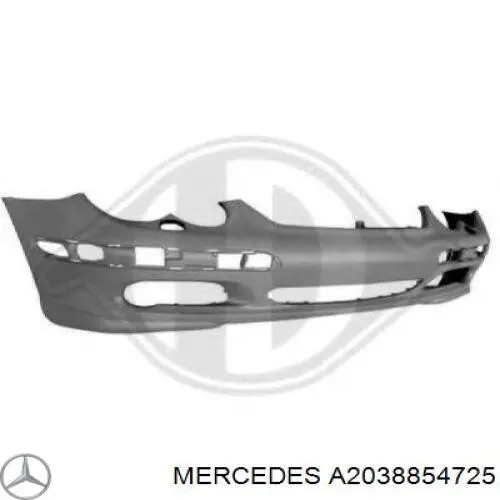Comprar A2038854725 Mercedes Defensa delantera