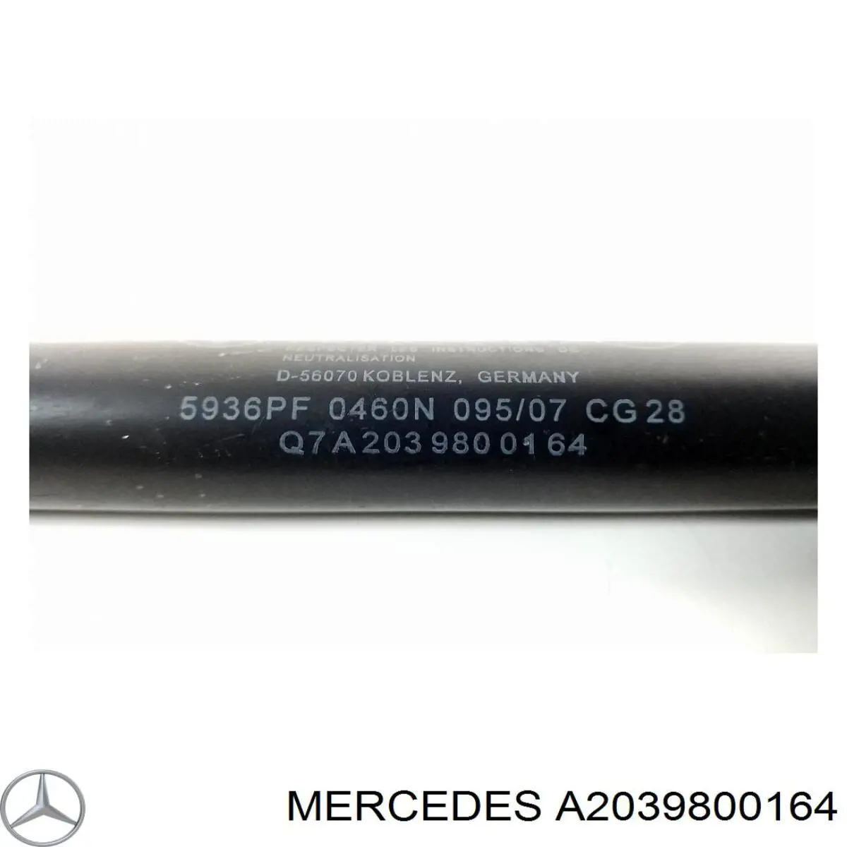 Amortiguador maletero A2039800164 Mercedes