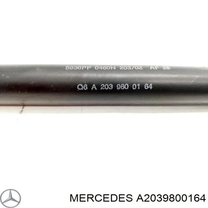 Muelle neumatico maletero Mercedes A2039800164