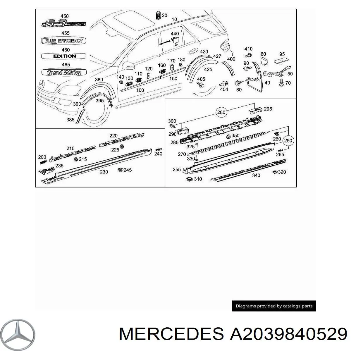 A2039840529 Mercedes