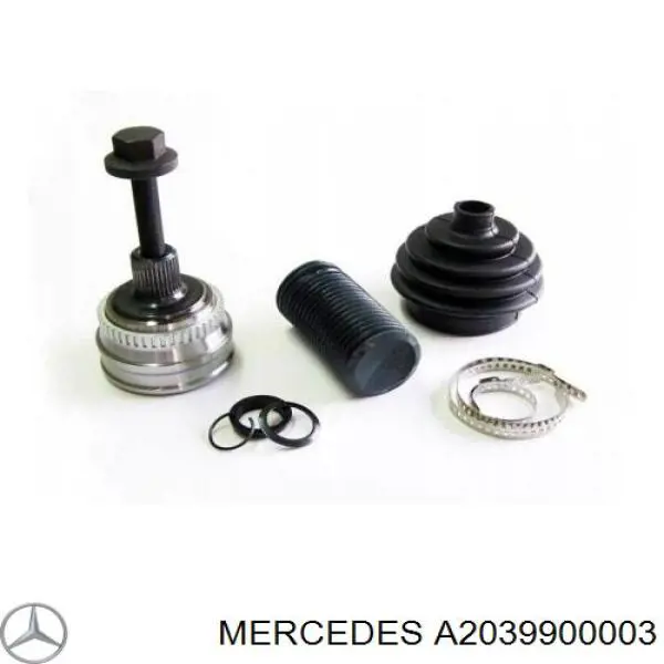 Tornillo exterior del semieje delantero (CV) Mercedes A2039900003 precio, desde 66,30 EUR