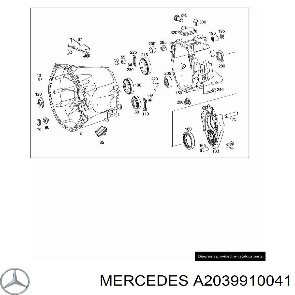  Mercedes A2039910041 precio, desde 4,84 EUR