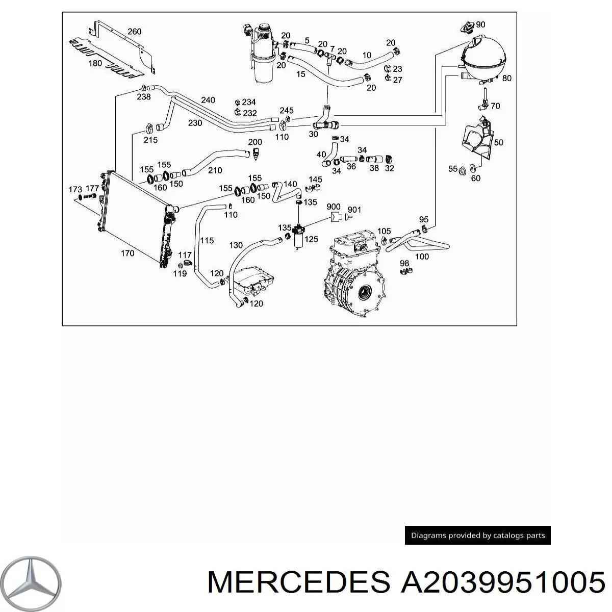 A2039951005 Mercedes