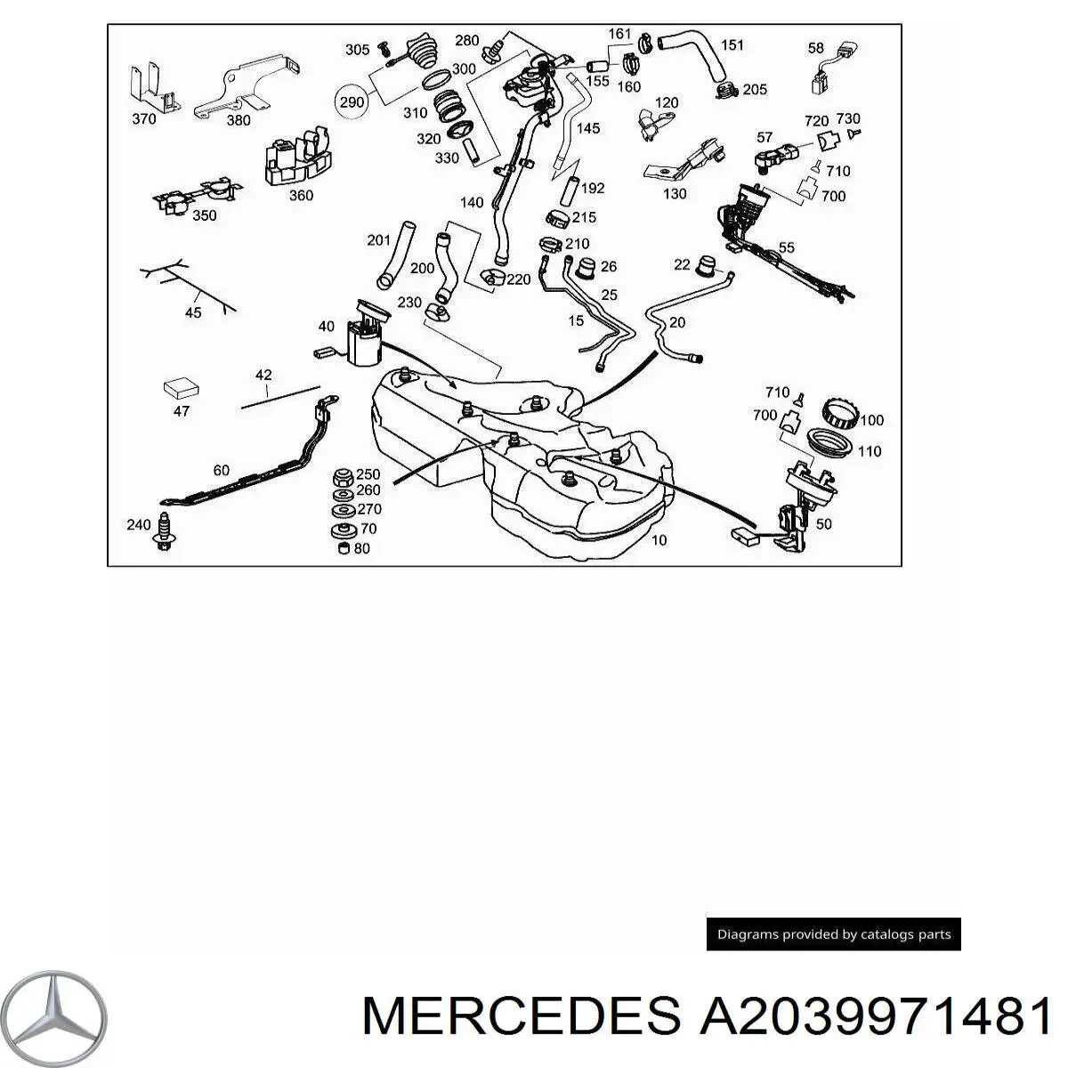  Mercedes A2039971481 precio, desde 3,02 EUR