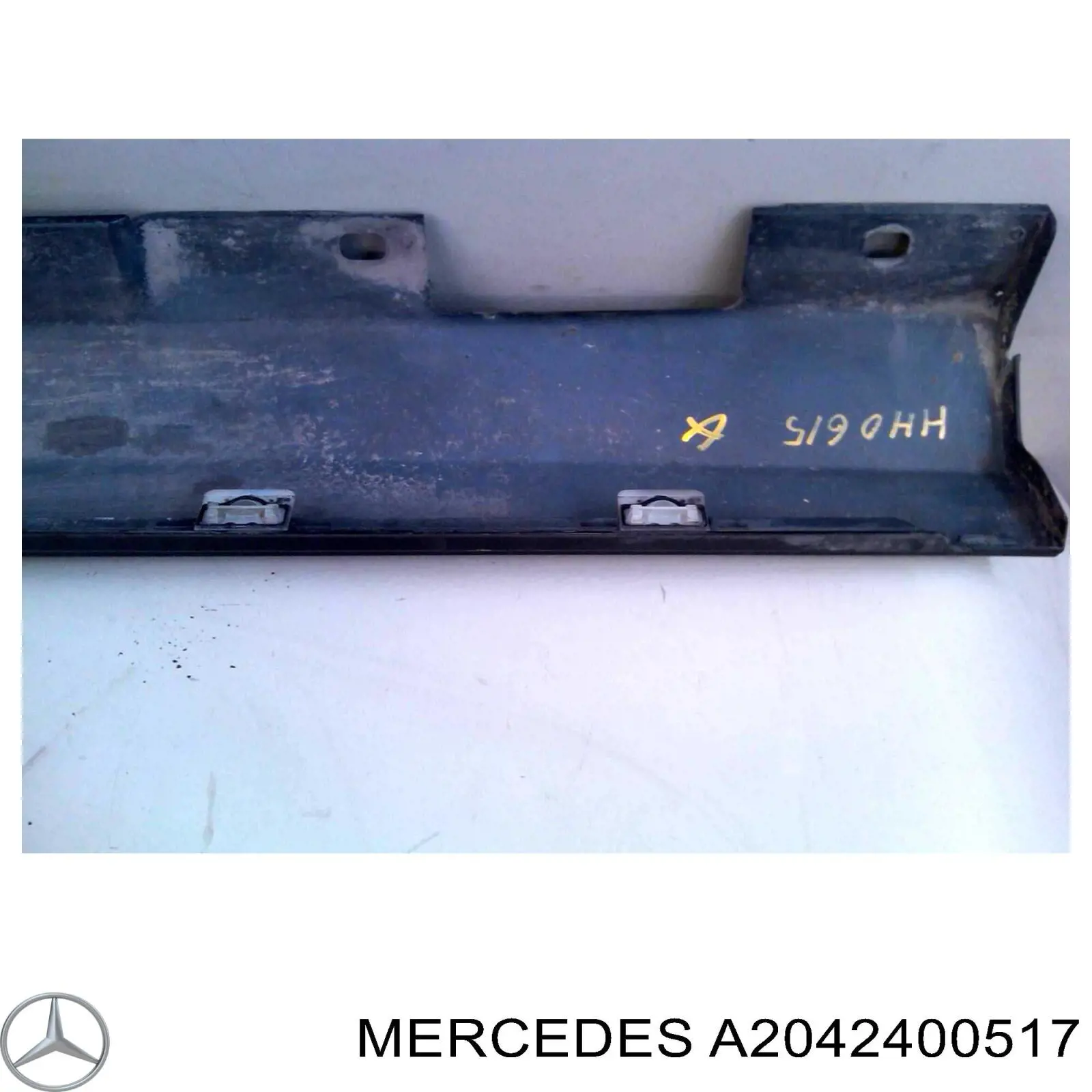 2042400517 Mercedes soporte de motor derecho