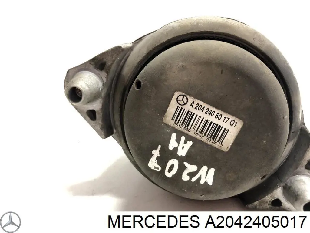 Soporte elástico, suspensión del motor, Izquierda / Derecha Mercedes A2042405017