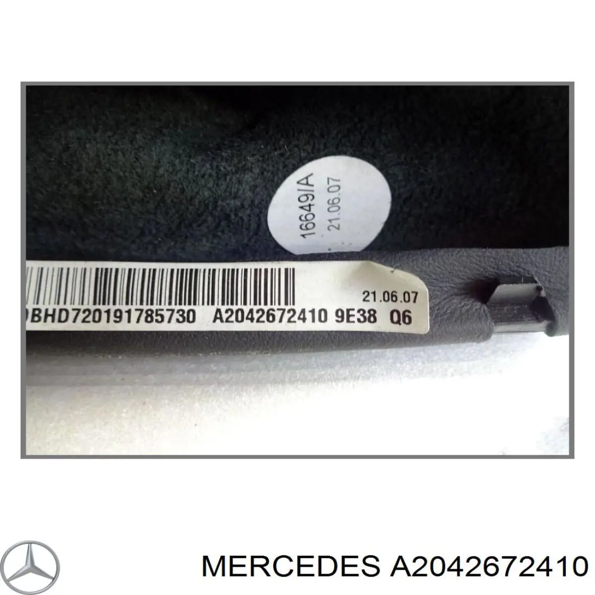 Pomo de palanca de cambios A2042672410 Mercedes