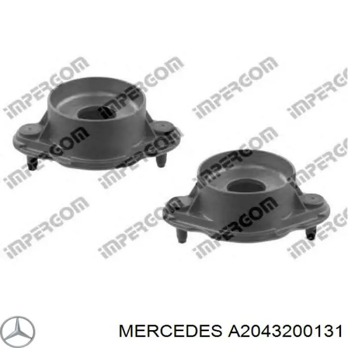 A2043200131 Mercedes amortiguador trasero
