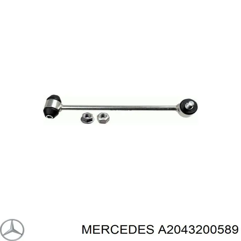 Bieleta estabilizadora trasera izquierda Mercedes A2043200589 precio, desde 15,73 EUR
