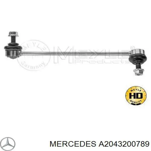 Bieleta estabilizadora delantera izquierda A2043200789 Mercedes