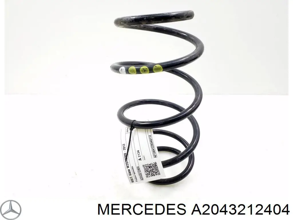 A2043212404 Mercedes Muelle delantero