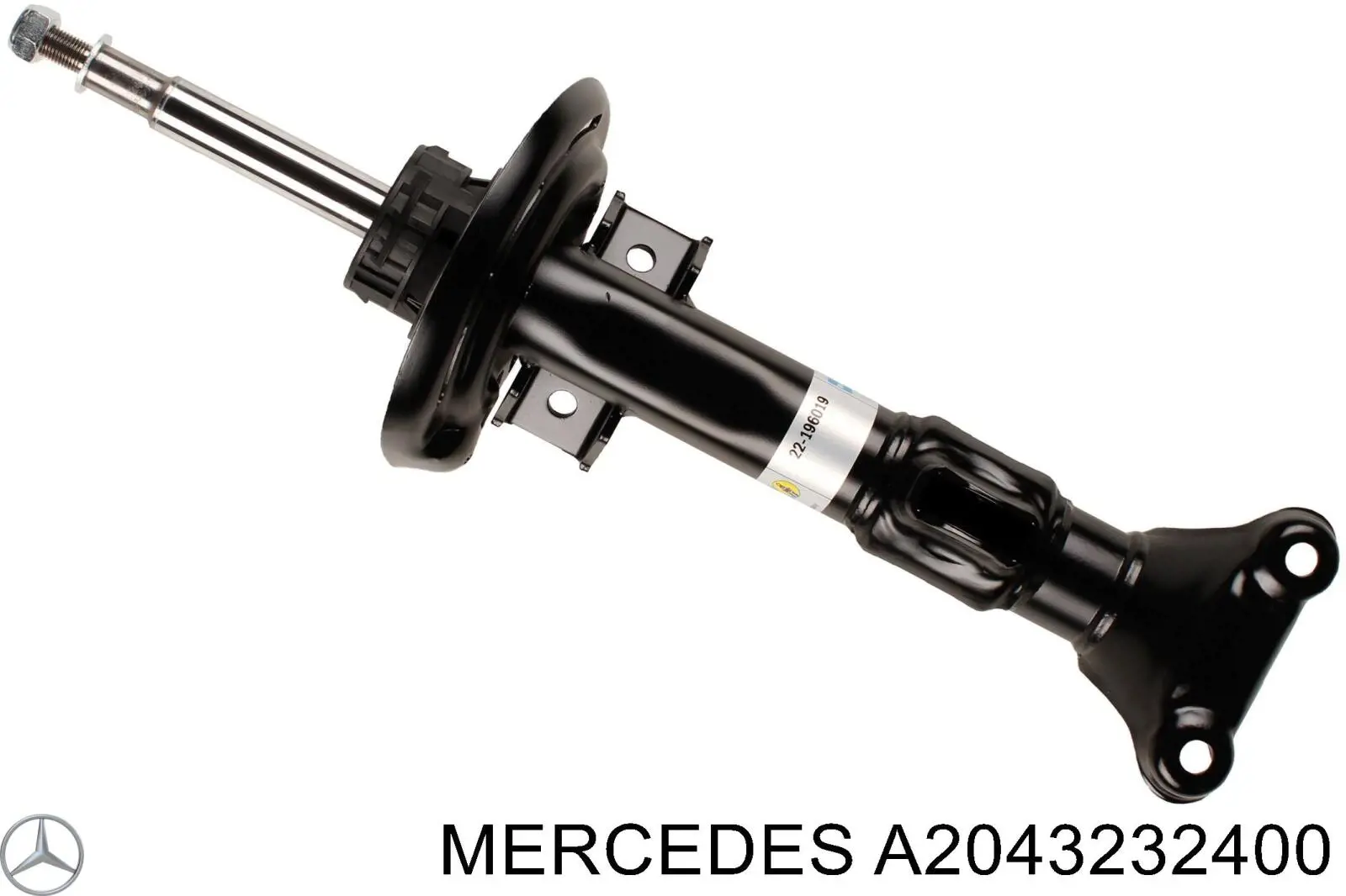 A2043232400 Mercedes amortiguador delantero