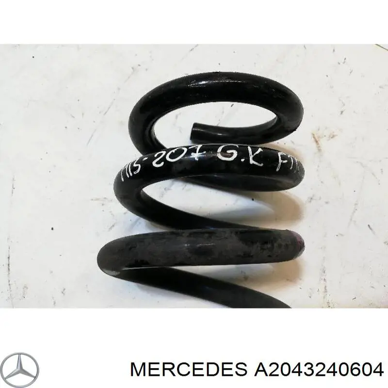 Muelle de suspensión trasero Mercedes A2043240604 precio, desde 45,15 EUR