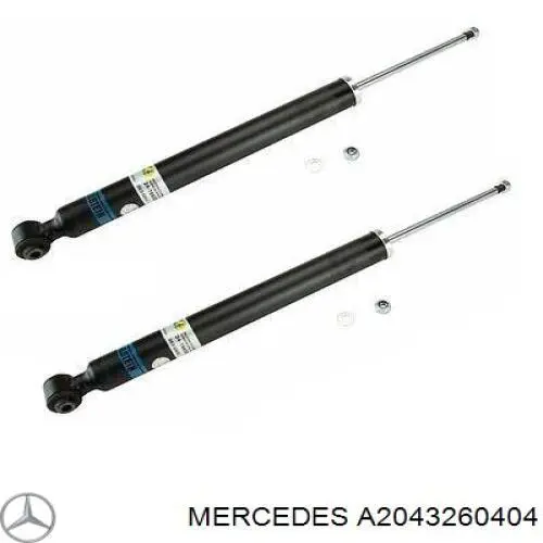 A2043260404 Mercedes amortiguador trasero