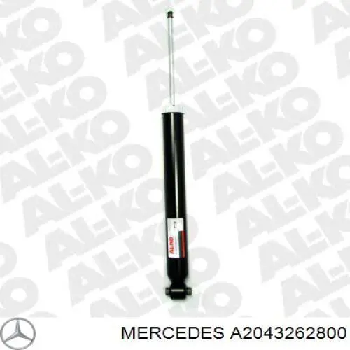 A2043262800 Mercedes amortiguador trasero