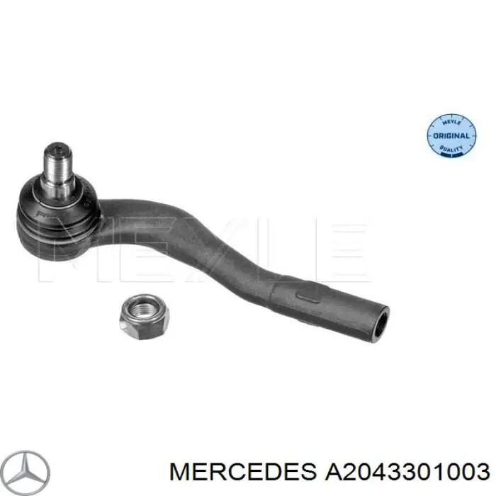 A2043301003 Mercedes rótula barra de acoplamiento exterior