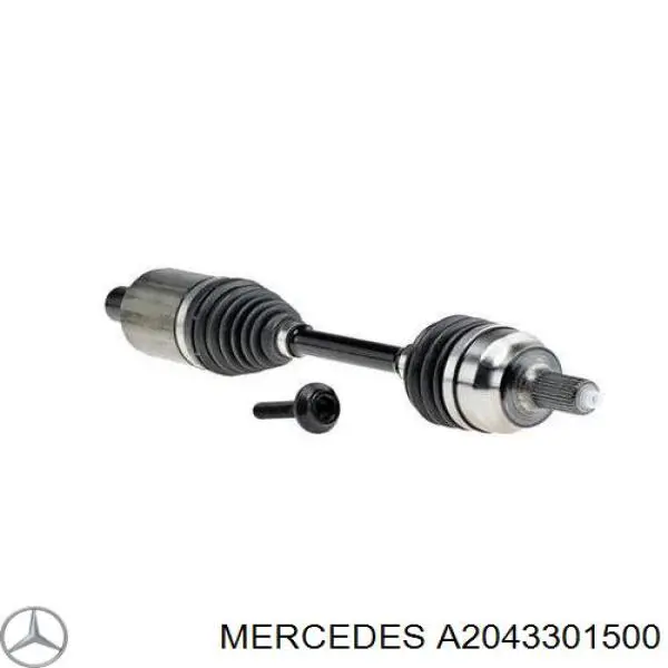 Comprar A2043301500 Mercedes Semieje delantero izquierdo