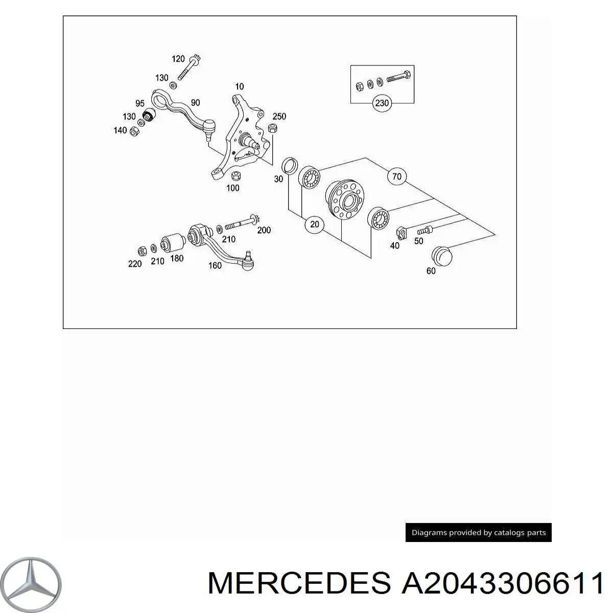 A2043306611 Mercedes