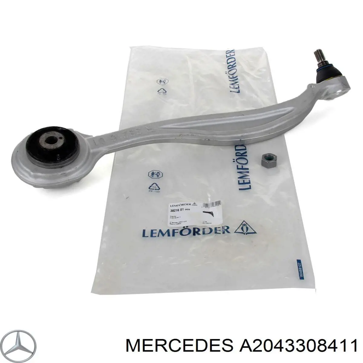 Brazo superior derecho de la suspensión delantera Mercedes A2043308411 precio, desde 96,92 EUR