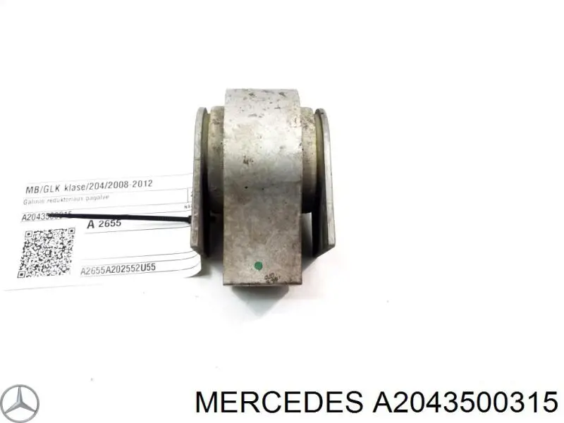 2043500315 Mercedes silentblock, soporte de diferencial, eje trasero, delantero