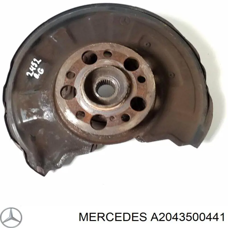 A2043500441 Mercedes Mangueta trasera derecha