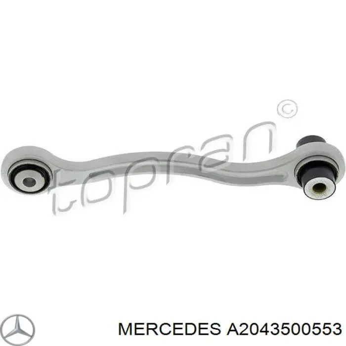 Brazo transversal izquierdo de suspensión trasera Mercedes A2043500553 precio, desde 39,20 EUR