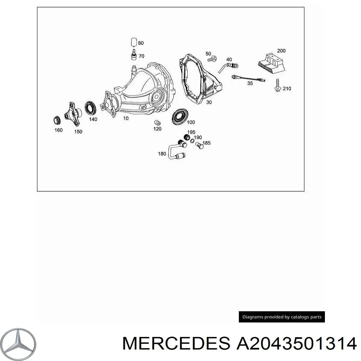 Comprar 2043501314 Mercedes Grupo trasero