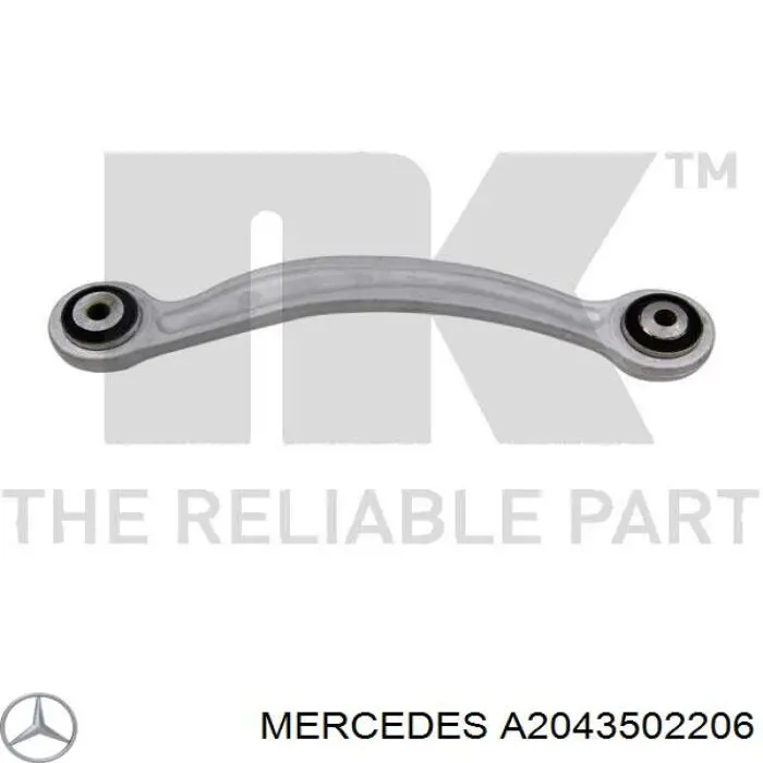 A2043502206 Mercedes brazo suspension trasero superior derecho
