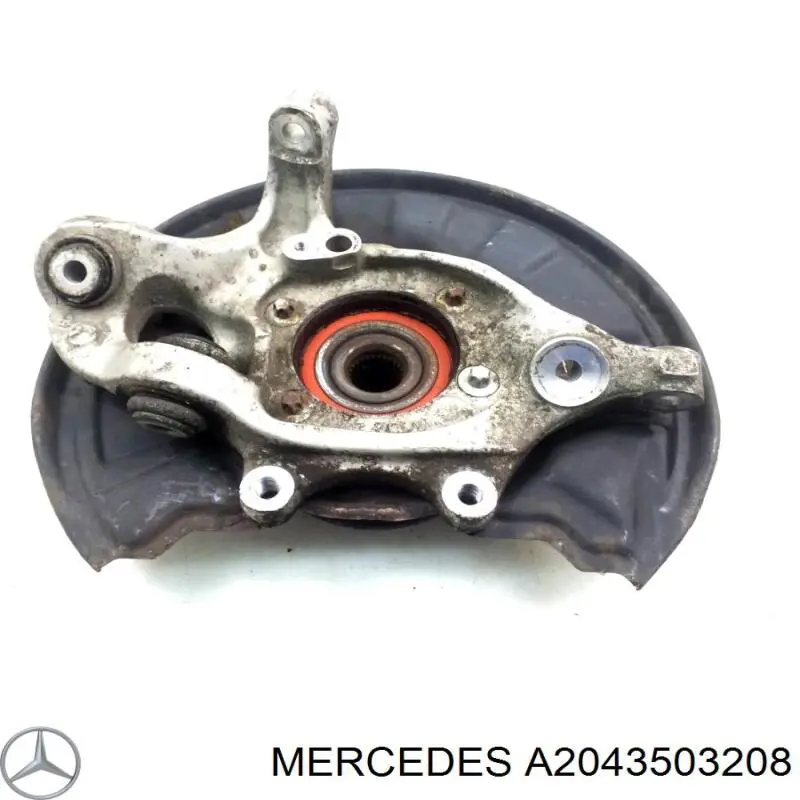 A2043503208 Mercedes muñón del eje, suspensión de rueda, trasero derecho