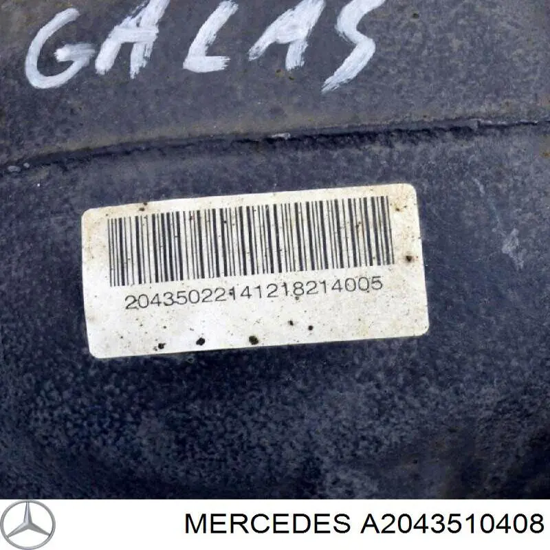 A2043510408 Mercedes Tapa del diferencial trasero