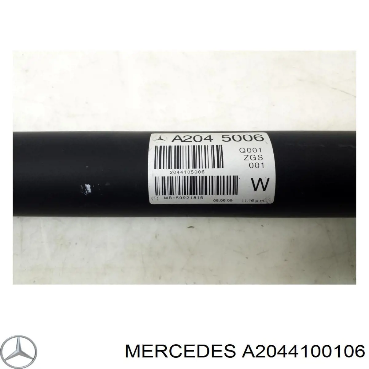 Árbol de transmisión Mercedes A2044100106 precio, desde 185,86 EUR